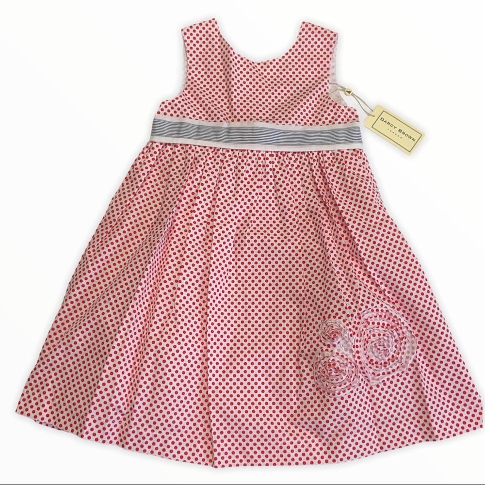 NWT Red & White Polkadot Dress (3)